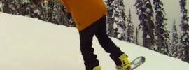 butter on a snowboard