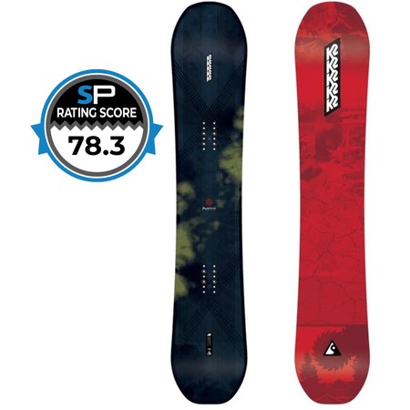 K2 Standard Men's Snowboard 2023 - Directional Twin Shape, Rocker Profile, Aspen Core (Wide 163cm)