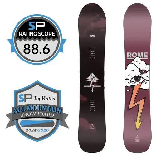 Rome Stale Crewzer Snowboard Review 2025-2026