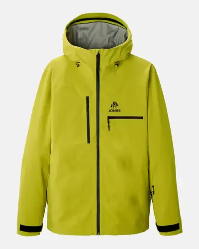 Jones Shralpinist Stretch Recycled Snowboard Jacket Lime Green Jones Shralpinist Stretch Recycled Snowboard Jacket Lime Green