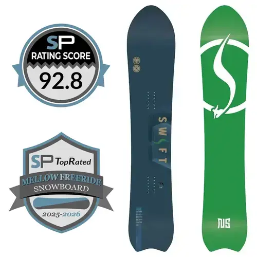 Never Summer Swift Snowboard Review 2025-2026