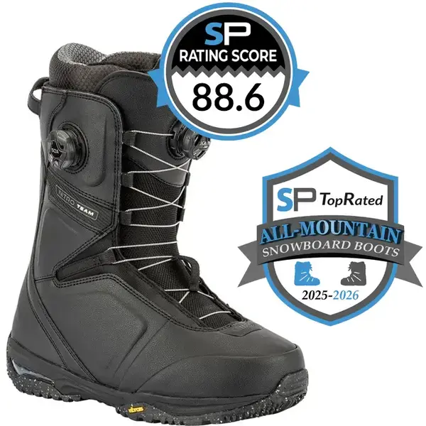 Nitro Team BOA Snowboard Boots Review 2025-2026 Nitro Team BOA Snowboard Boots Review 2025-2026