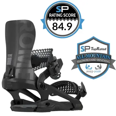 Rome 390 Boss FW Snowboard Bindings Review 2025-2026 Rome 390 Boss FW Snowboard Bindings Review 2025-2026