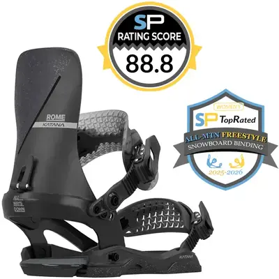 Rome Womens Katana Snowboard Bindings Review 2025-2026 Rome Womens Katana Snowboard Bindings Review 2025-2026