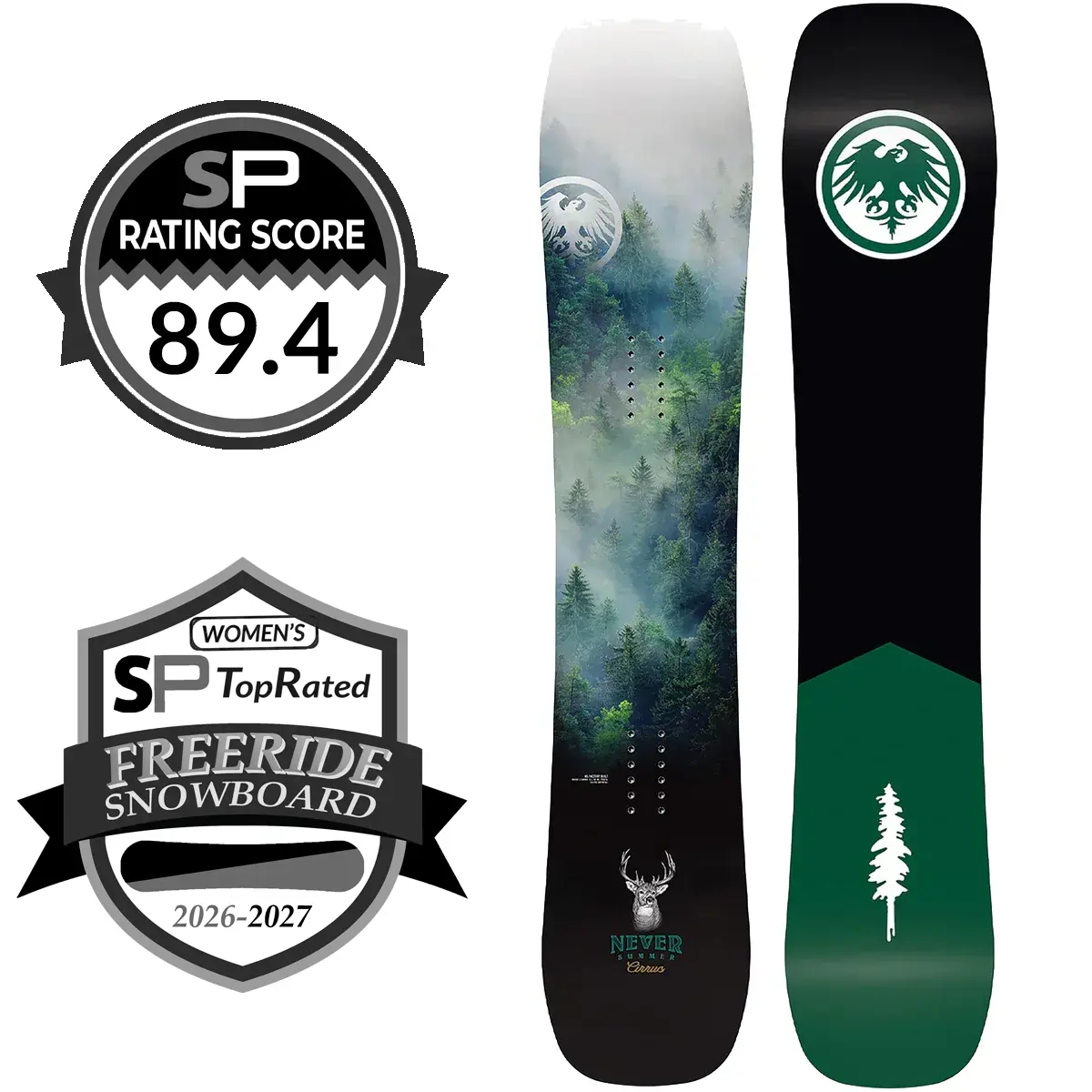 Never Summer Cirrus 2026-2027 Snowboard Review