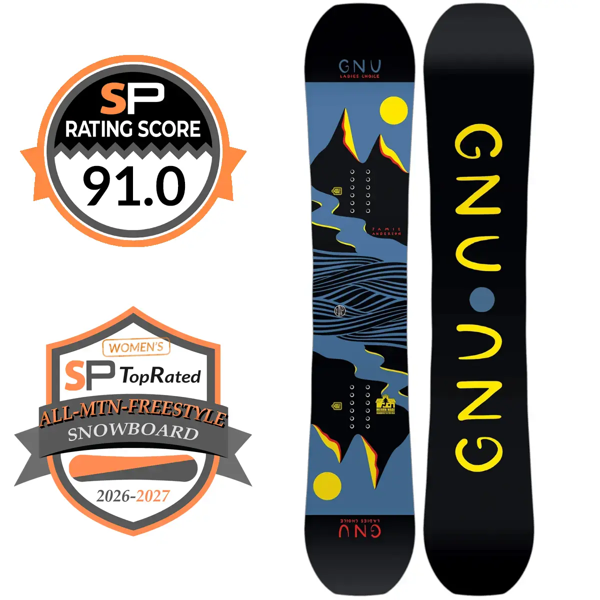 GNU Ladies Choice Snowboard Review 2026-2027 | Snowboarding Profiles GNU Ladies Choice Snowboard Review 2026-2027