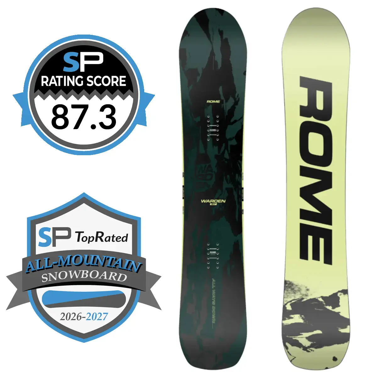 Rome Warden Snowboard Review 2026-2027 | Snowboarding Profiles Rome Warden Snowboard Review 2026-2027